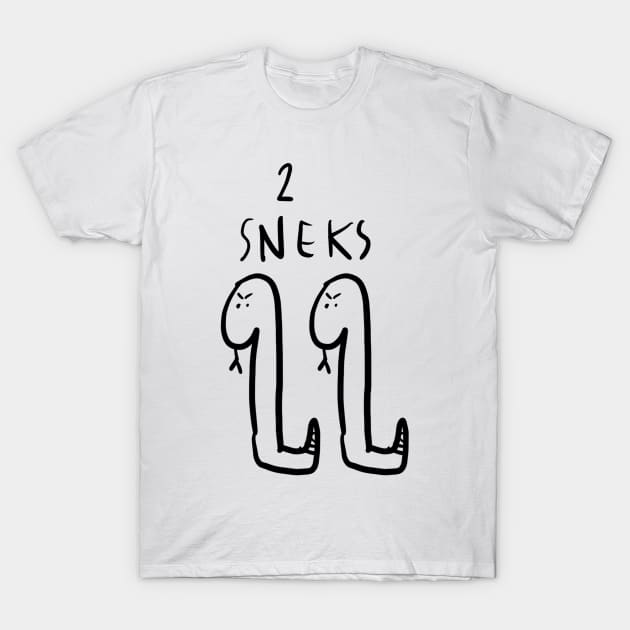 2 SNEKZ T-Shirt by MagnumOpus